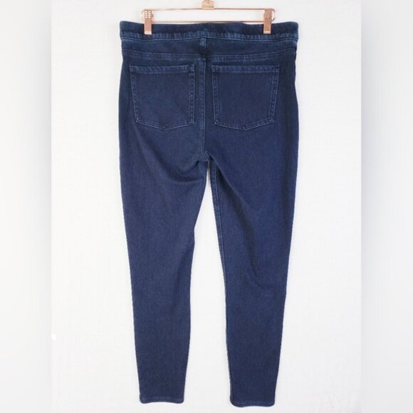 SPANX Jean-ish Ankle Leggings Blue Dark Wash Jeggings size Large - Picture 7 of 14